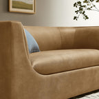 Hilda 67" Curved Back Vegan Leather Loveseat by Modway