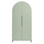 Dahlia 78 Inch Fluted and Scalloped Arched Storage Cabinet by Modway