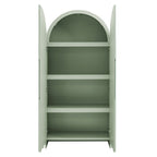 Dahlia 78 Inch Fluted and Scalloped Arched Storage Cabinet by Modway