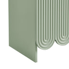 Dahlia 78 Inch Fluted and Scalloped Arched Storage Cabinet by Modway