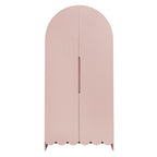 Dahlia 78 Inch Fluted and Scalloped Arched Storage Cabinet by Modway
