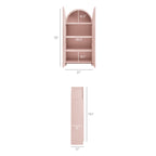Dahlia 78 Inch Fluted and Scalloped Arched Storage Cabinet by Modway