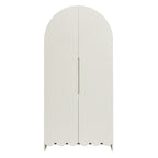 Dahlia 78 Inch Fluted and Scalloped Arched Storage Cabinet by Modway