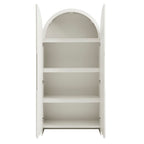 Dahlia 78 Inch Fluted and Scalloped Arched Storage Cabinet by Modway