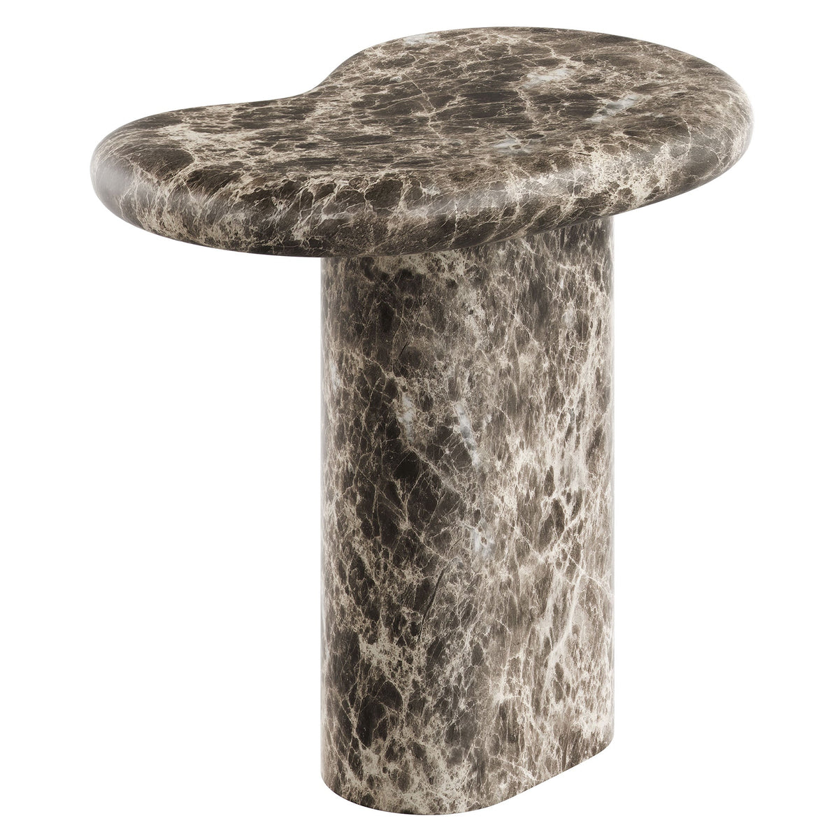 Elowen Outdoor Patio Faux Marble Side Table by Modway