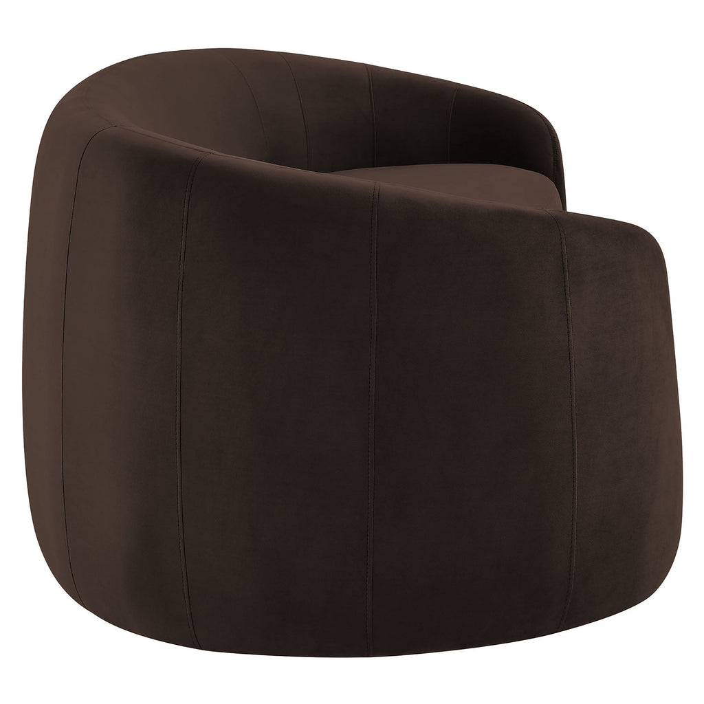 Contessa Curved Performance Velvet Sofa by Modway