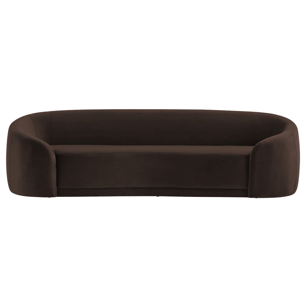 Contessa Curved Performance Velvet Sofa by Modway