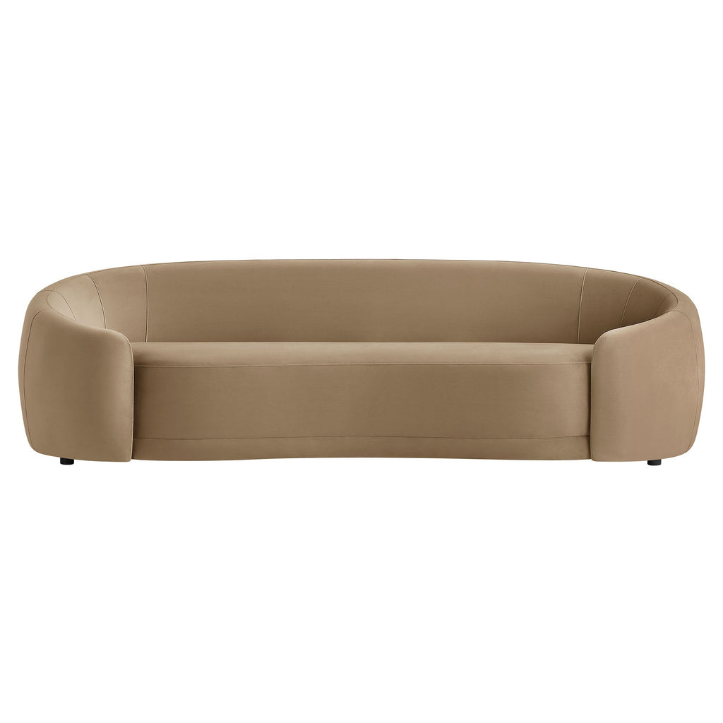 Contessa Curved Performance Velvet Sofa by Modway