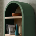 Caleb 4 Arched Display Shelf Bookcase by Modway