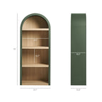 Caleb 4 Arched Display Shelf Bookcase by Modway