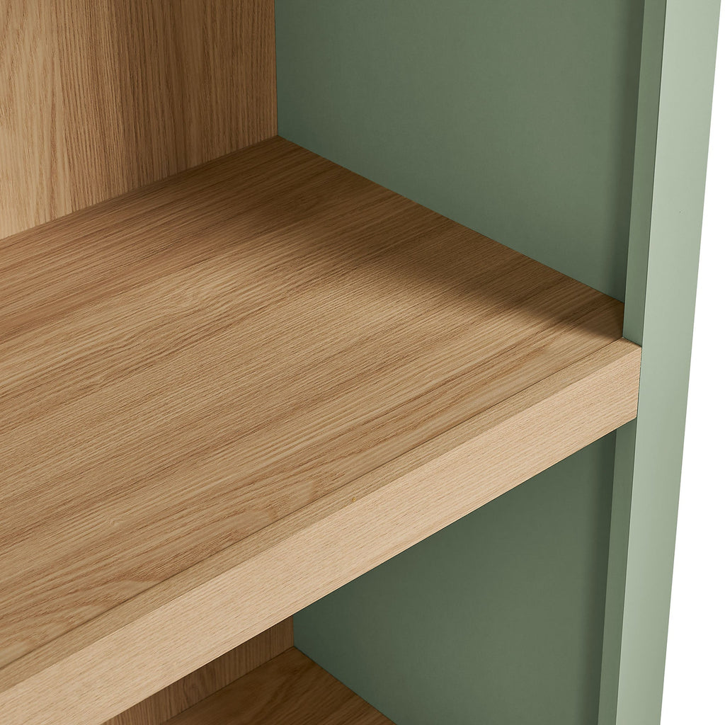 Caleb 4 Arched Display Shelf Bookcase by Modway