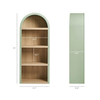 Caleb 4 Arched Display Shelf Bookcase by Modway