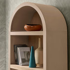 Caleb 4 Arched Display Shelf Bookcase by Modway
