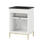 Awaken 24" Bathroom Vanity by Modway - White Black / White White