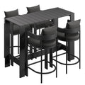 Tahoe 5-Piece Outdoor Patio Bar Table Set by Modway