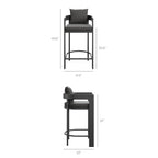 Tahoe 5-Piece Outdoor Patio Bar Table Set by Modway