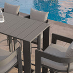 Tahoe 5-Piece Outdoor Patio Bar Table Set by Modway