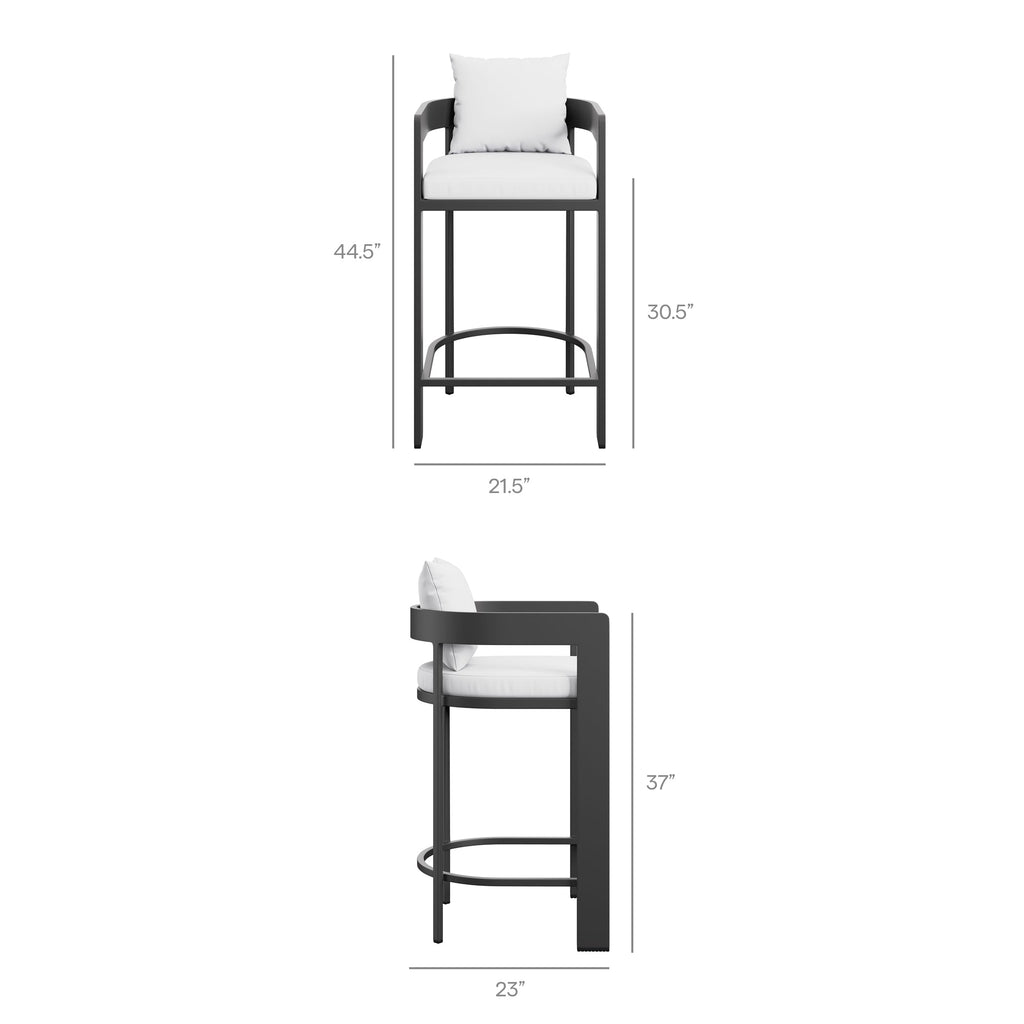 Tahoe 5-Piece Outdoor Patio Bar Table Set by Modway