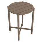 Eleni Round 35 Inch Outdoor Patio Teak Wood Round Bar Table by Modway