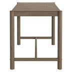 Eleni Rectangle 56-Inch Outdoor Patio Teak Wood Rectangular Bar Table by Modway