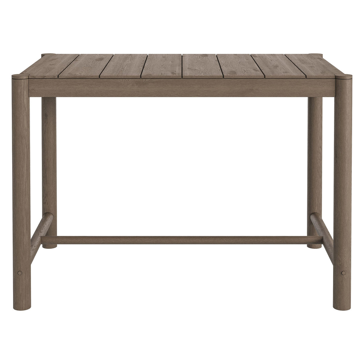 Eleni Rectangle 56-Inch Outdoor Patio Teak Wood Rectangular Bar Table by Modway