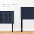 Lily Upholstered Fabric Headboard by Modway