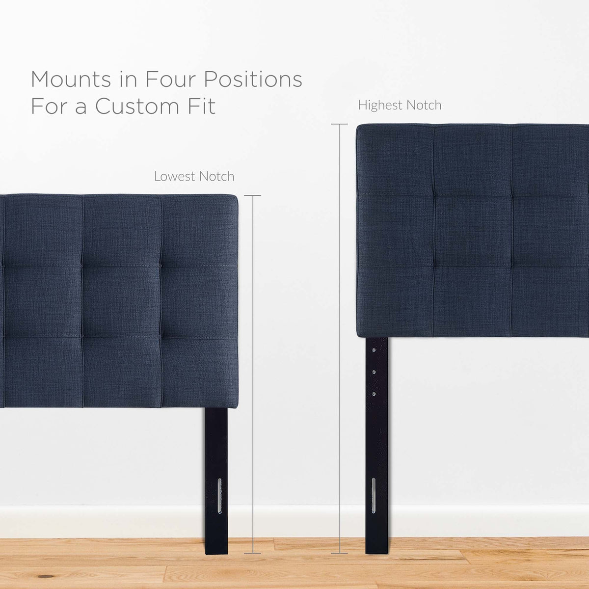 Lily Upholstered Fabric Headboard by Modway