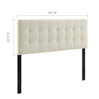 Lily Upholstered Fabric Headboard by Modway