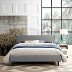 Anya Fabric Queen Bed by Modway