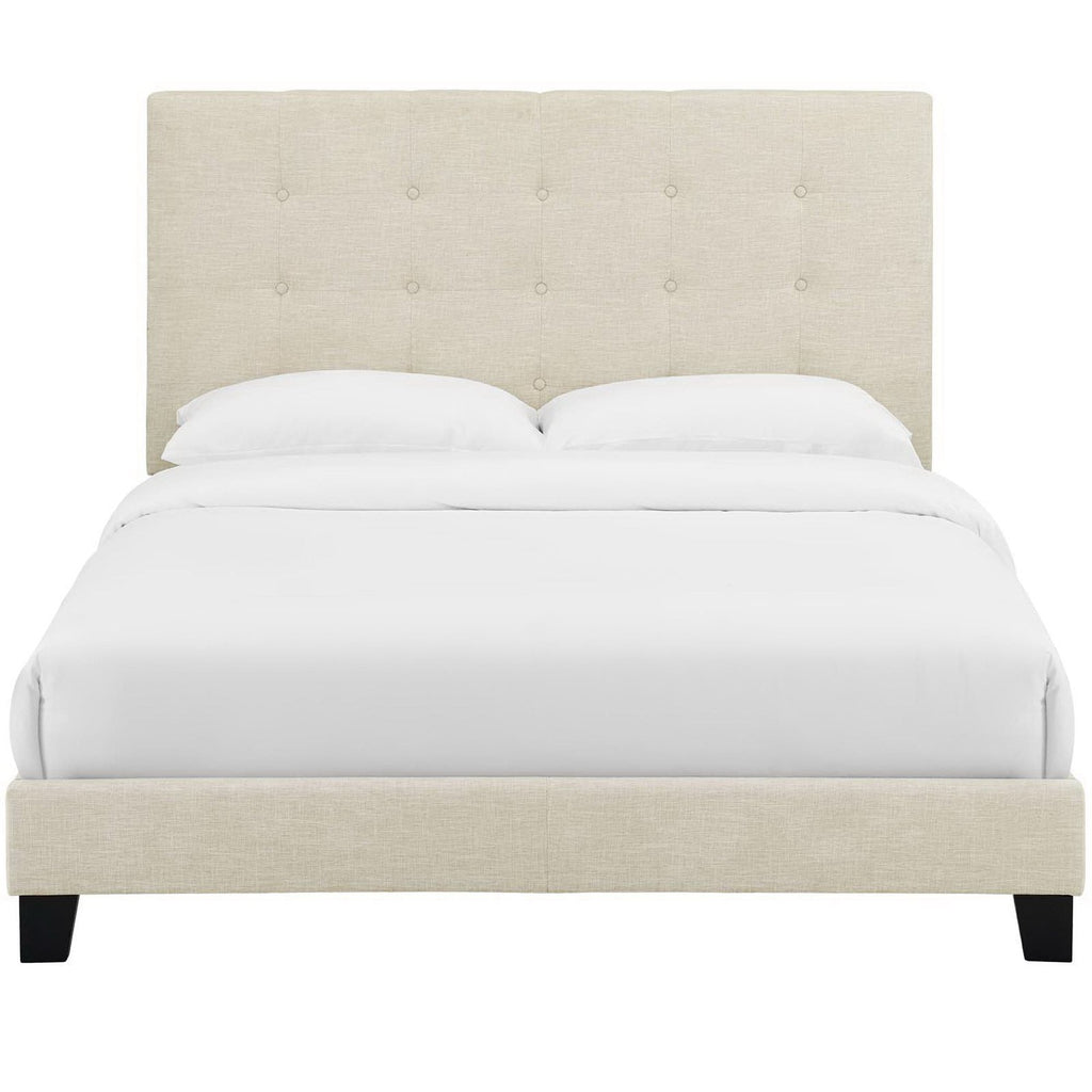 Melanie Tufted Button Upholstered Fabric Full Platform Bed by Modway