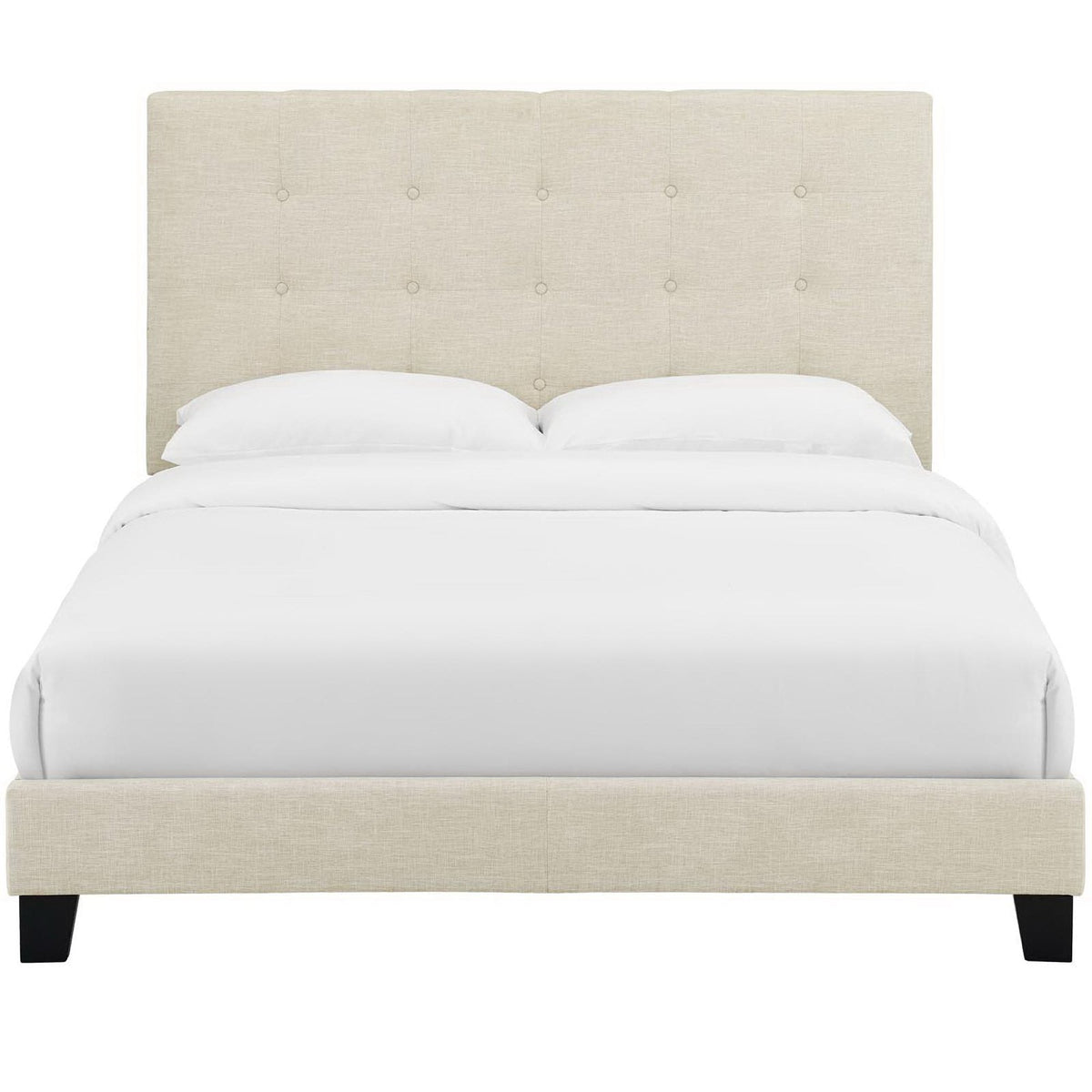 Melanie Tufted Button Upholstered Fabric Full Platform Bed by Modway