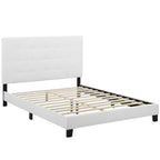 Melanie Tufted Button Upholstered Fabric Full Platform Bed by Modway