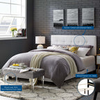 Amira Upholstered Fabric Bed by Modway