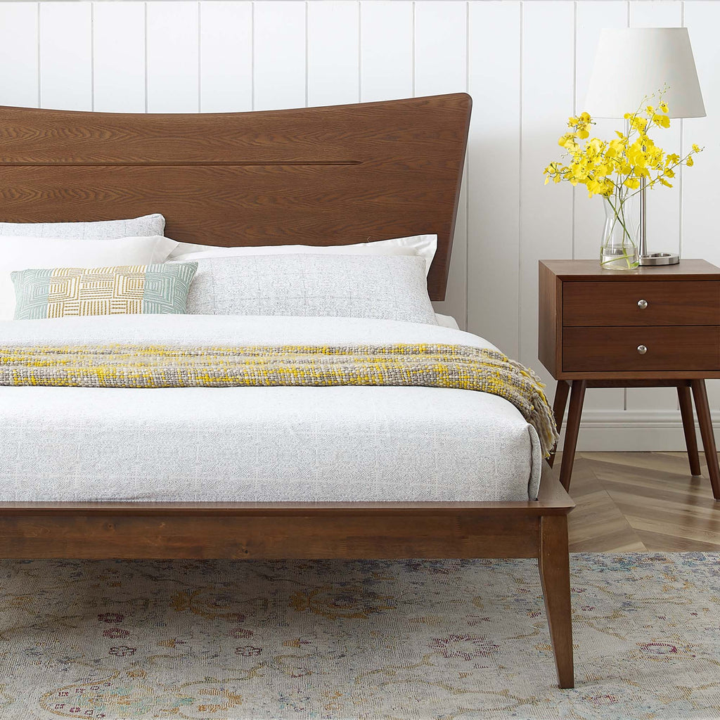 Astra Wood King Platform Bed by Modway