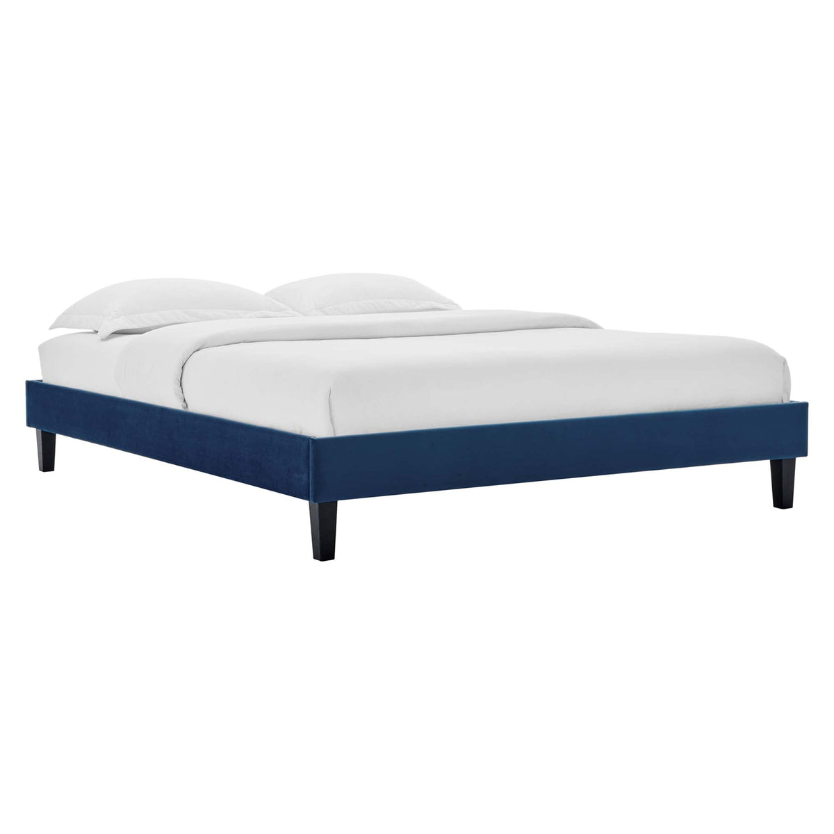 Reign Performance Velvet Platform Bed Frame by Modway