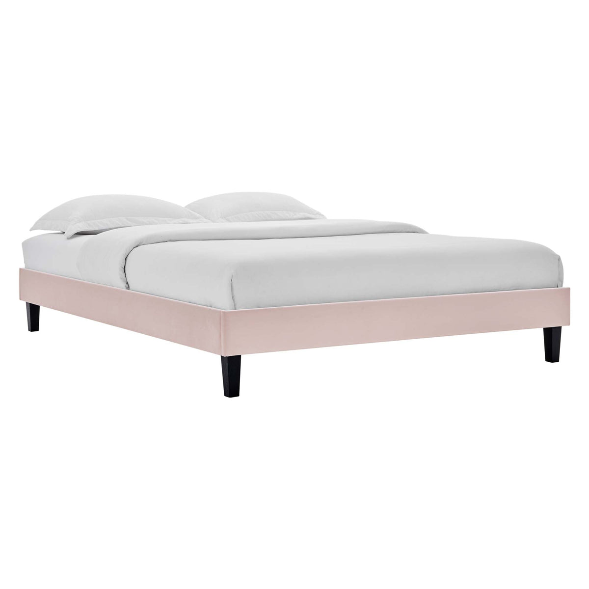 Reign Performance Velvet Platform Bed Frame by Modway