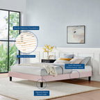 Reign Performance Velvet Platform Bed Frame by Modway