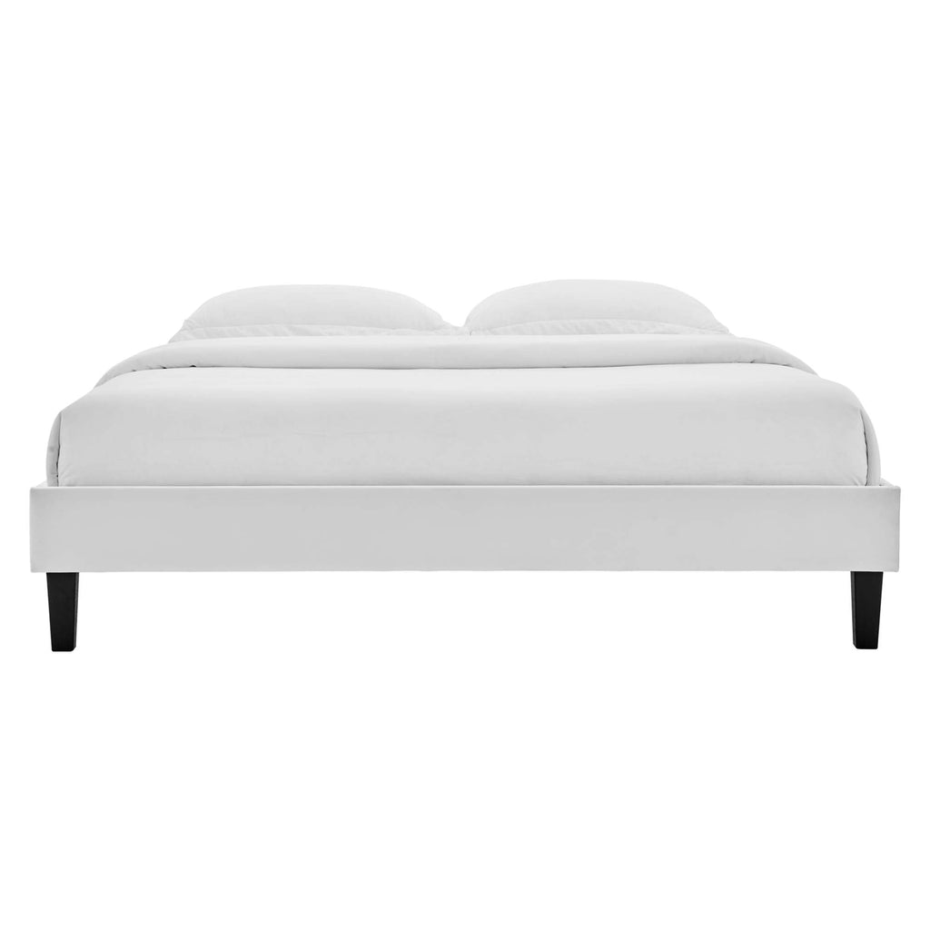 Current Performance Velvet King Platform Bed by Modway