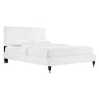 Roxanne Performance Velvet Platform Bed by Modway