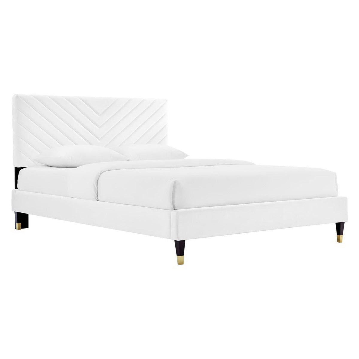 Roxanne Performance Velvet Platform Bed by Modway