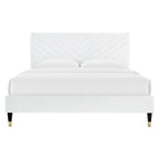 Roxanne Performance Velvet Platform Bed by Modway