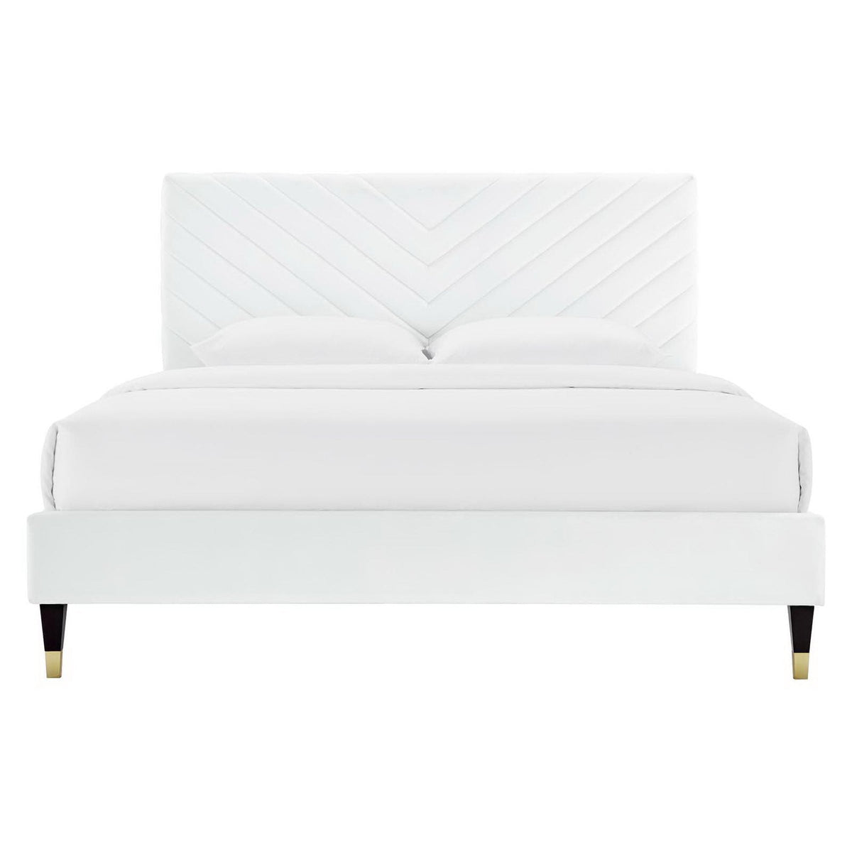 Roxanne Performance Velvet Platform Bed by Modway