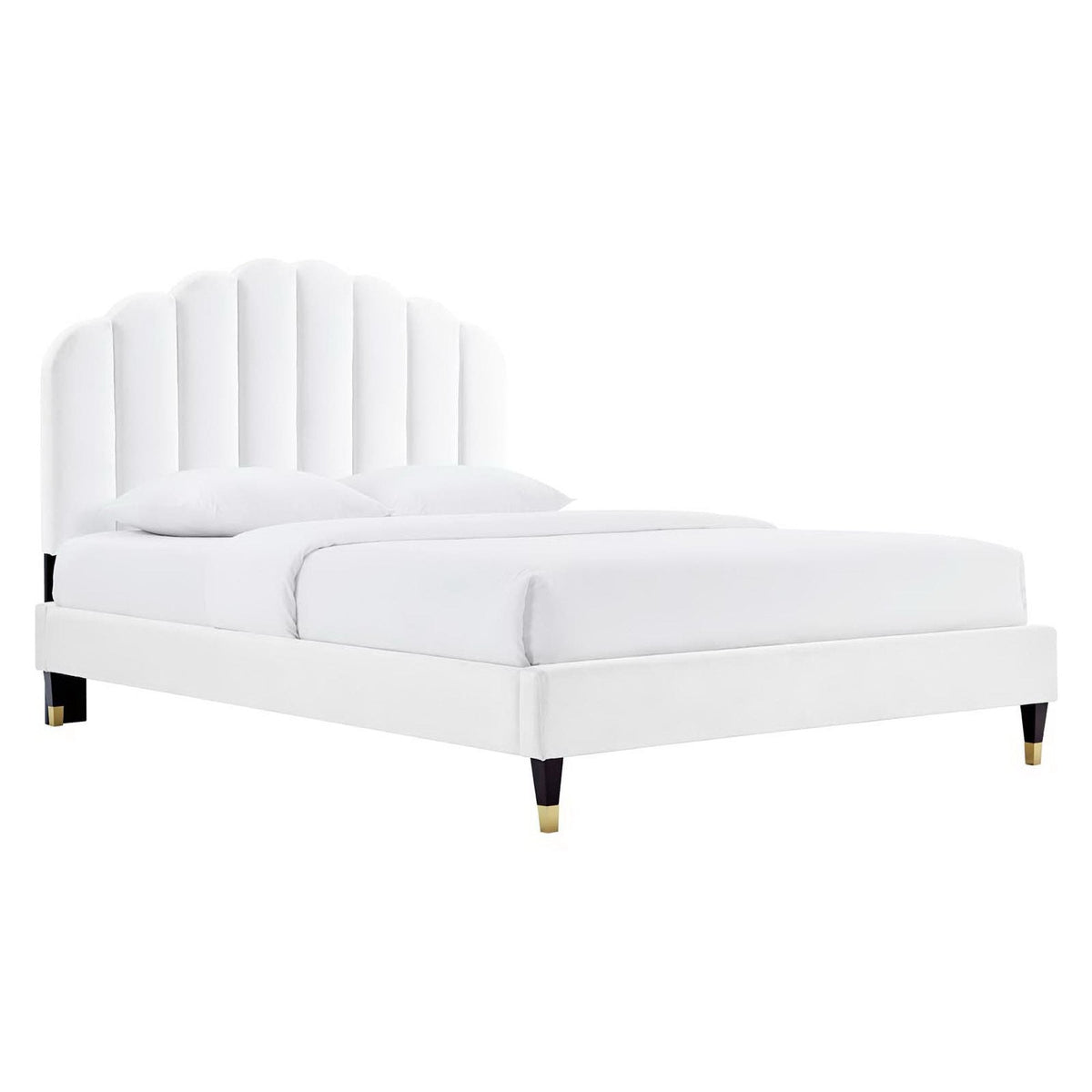 Daisy Performance Velvet Platform Bed by Modway