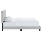 Celine Channel Tufted Performance Velvet Queen Platform Bed by Modway