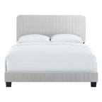 Celine Channel Tufted Performance Velvet Queen Platform Bed by Modway