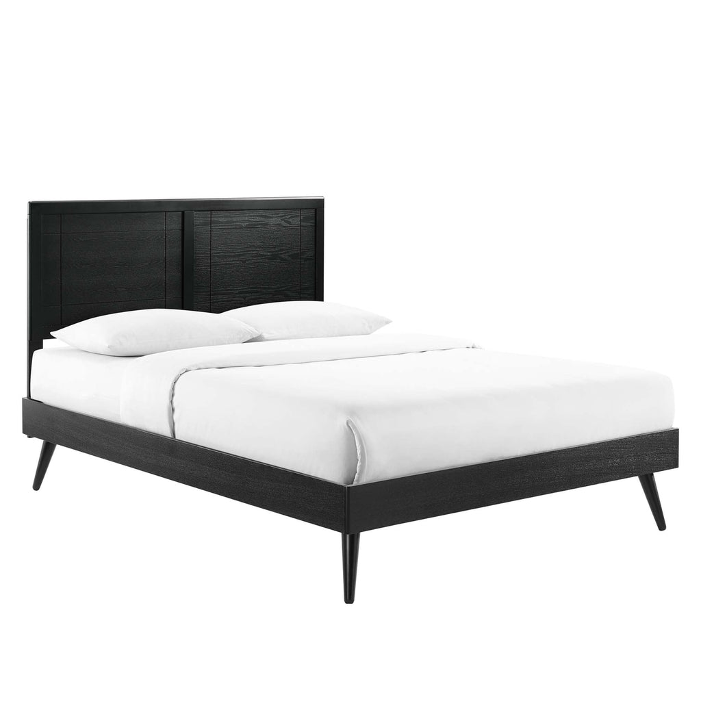 Marlee Wood Platform Bed With Splayed Legs by Modway