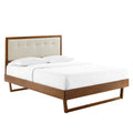 Willow Wood Queen Platform Bed With Angular Frame by Modway