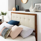 Willow Wood Queen Platform Bed With Angular Frame by Modway