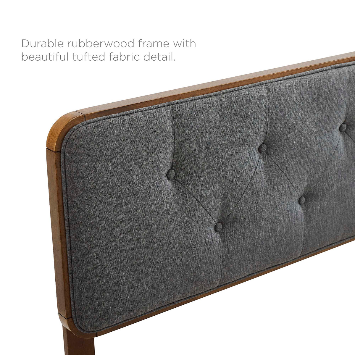 Bridgette Wood Queen Platform Bed With Angular Frame by Modway