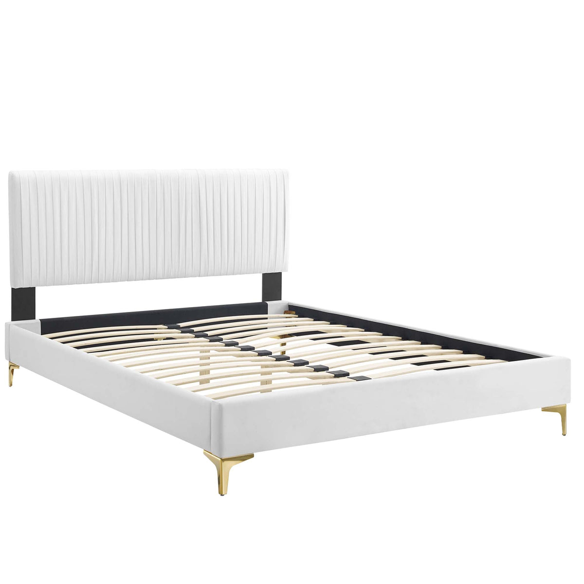 Peyton Performance Velvet Queen Platform Bed by Modway - MOD-6595